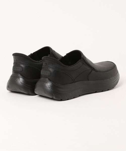 「SKECHERS」 スリッポン 25.5cm ブラック メンズ_画像2