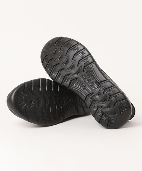 「SKECHERS」 スリッポン 25.5cm ブラック メンズ_画像3
