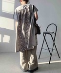 チュニック ◯ひんやり リブとシャーリング デ...の詳細画像5
