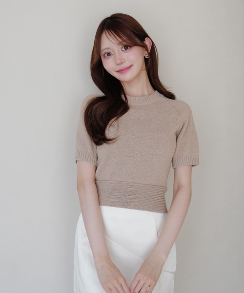 ニット セーター EIMY RIBBON KNIT レディースの画像