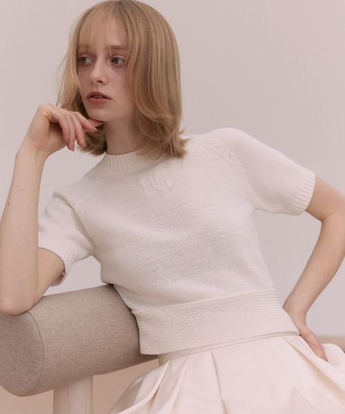 ニット セーター EIMY RIBBON KNIT レディースの画像