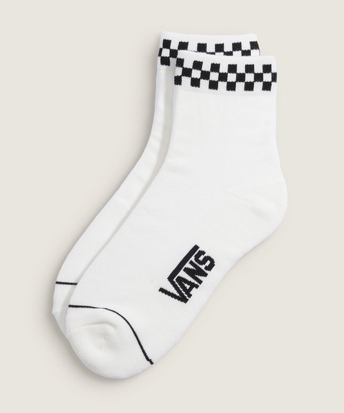 靴下 PEEK-A-CHECK ハーフクルーソックス / Peek-A-Check Half Crew CHECKER VN000QBKYB21 | VANS | 03