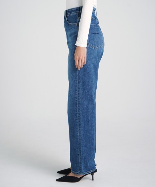 「YANUK」 デニムパンツ 21inch ブルー レディース_画像2
