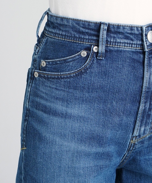「YANUK」 デニムパンツ 21inch ブルー レディース_画像5