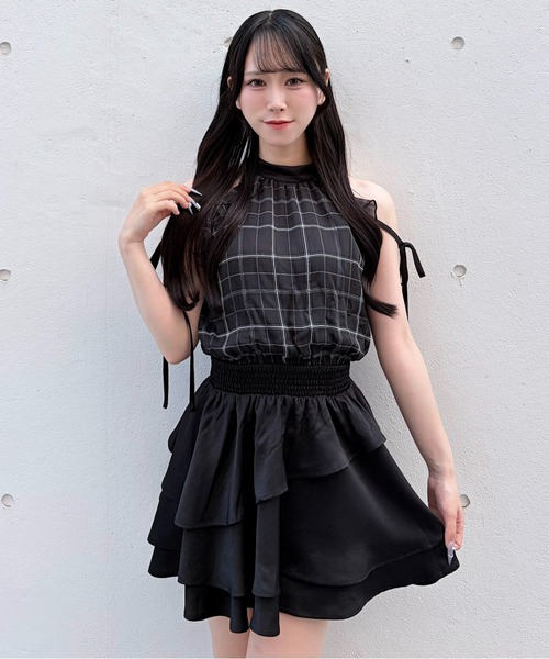 NOMAE（ノーマエ） ワンピース 配色アメスリミニワンピース : ZOZOTOWN