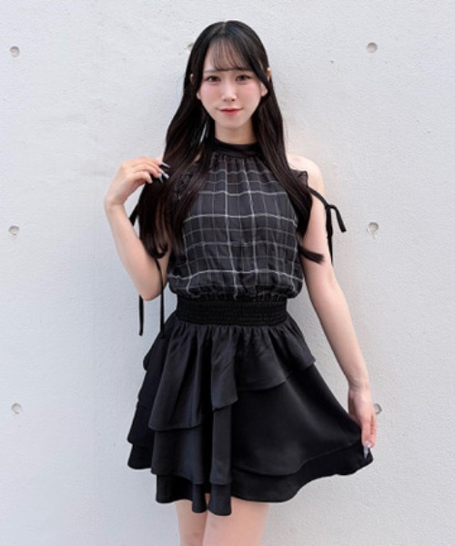 NOMAE（ノーマエ） ワンピース 配色アメスリミニワンピース : ZOZOTOWN
