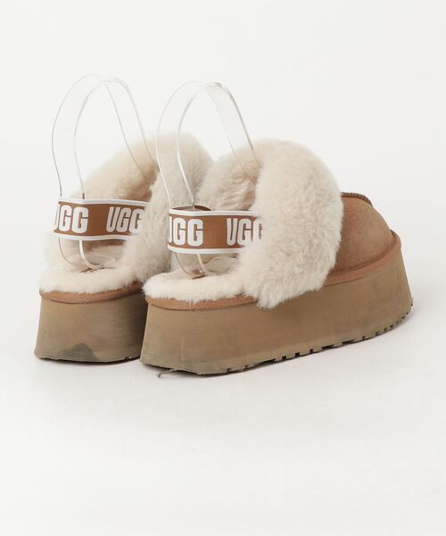 「UGG」 フラットサンダル 24.0cm ブラウン レディース