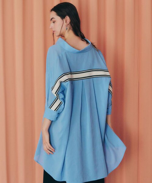「Editt by YECCA VECCA」 長袖シャツ FREE ブルー レディース_画像3