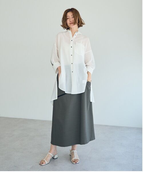 「Editt by YECCA VECCA」 長袖シャツ FREE ブルー レディース_画像7