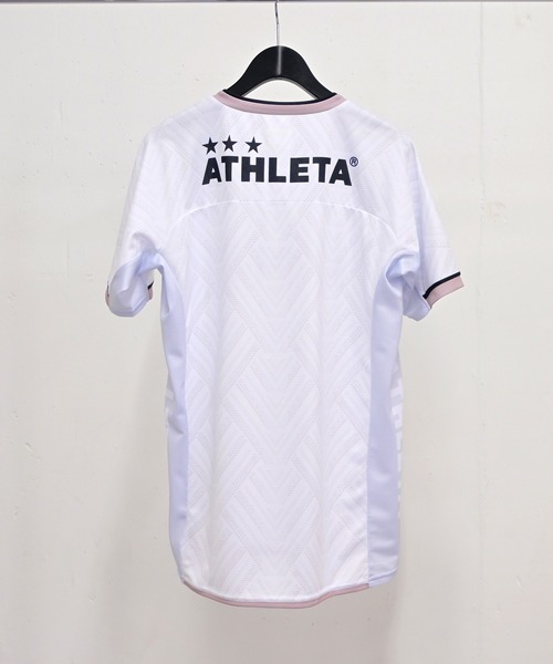 【ATHLETA】アスレタ Vネック 半袖 Tシャツ ホワイト 白 アスレタ ATHLETA（アスレタ） tシャツ 半袖 速乾 「athleta」さらっと快適な
