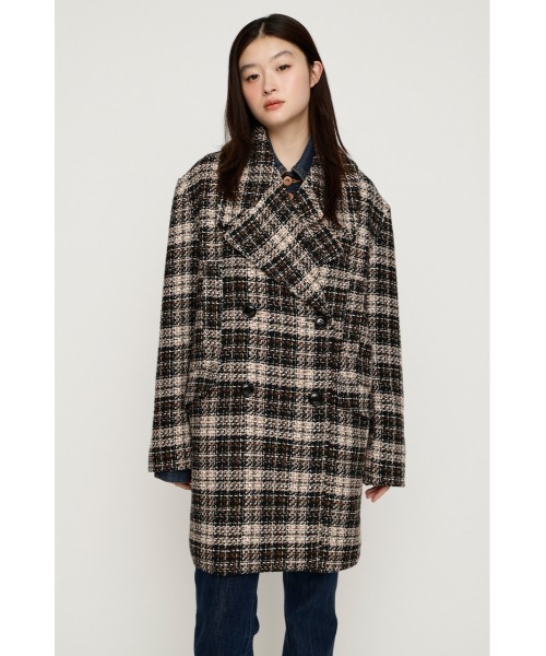 SLY（スライ） ステンカラーコート コート BIG COLLAR DOUBLE MIDI