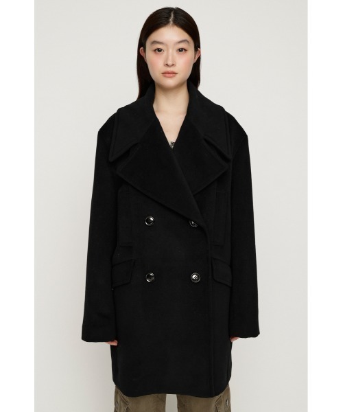 SLY（スライ） ステンカラーコート コート BIG COLLAR DOUBLE MIDI