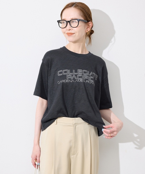 「Collegiate Pacific」 半袖Tシャツ FREE ホワイト レディース_画像6