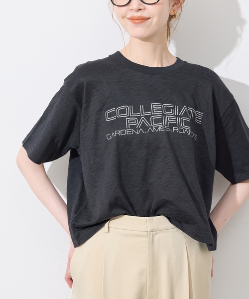 「Collegiate Pacific」 半袖Tシャツ FREE ホワイト レディース_画像9