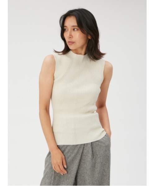 「FRAY I.D」 ノースリーブニット ONE SIZE レッド レディース_画像3