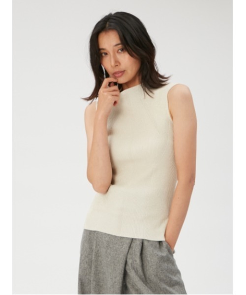 「FRAY I.D」 ノースリーブニット ONE SIZE レッド レディース_画像6