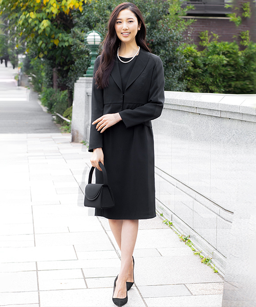 テーラードジャケット 七分袖セミコクーンワンピースの2点セットアップセレモニースーツ Zozotown Paypayモール店 通販 Paypayモール