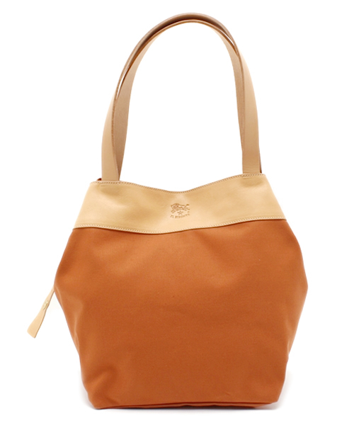 トートバッグ IL BISONTE / CANVAS x LEATHER / TOTEBAG レディース メンズ