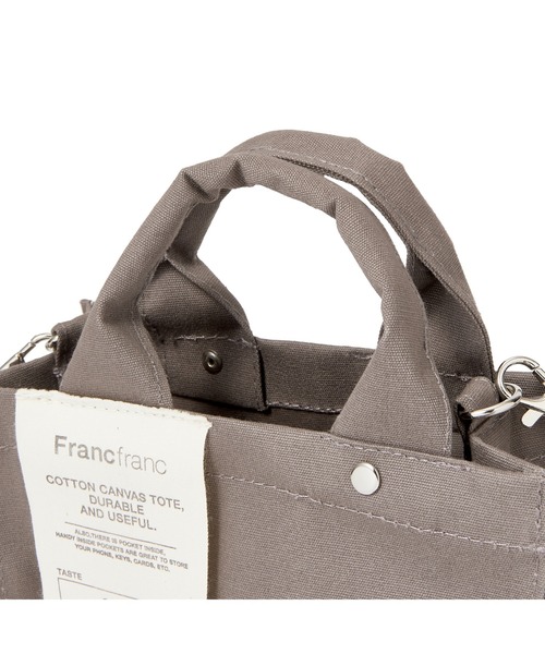Francfranc トートバッグ ロゴ タグ XS レディース : ZOZOTOWN