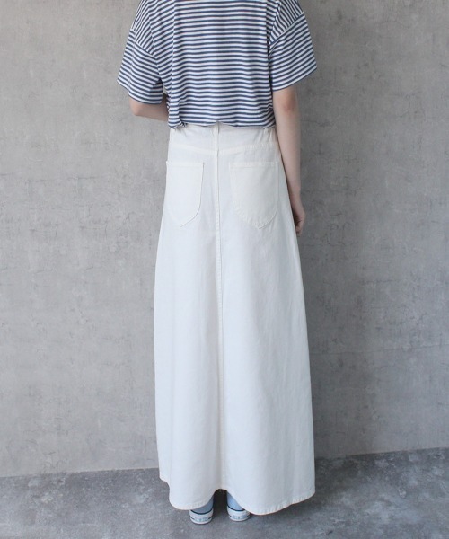 Emma（エマ） デニムスカート (nod)デニム・ツイルフレアロング