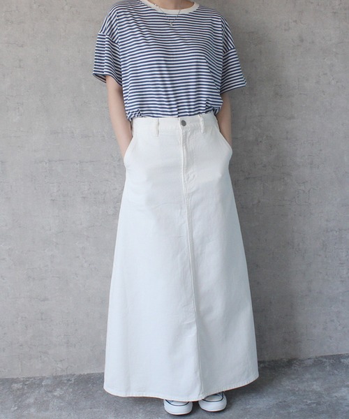 Emma（エマ） デニムスカート (nod)デニム・ツイルフレアロング