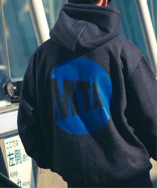 パーカー 「New NEW YORK CLUB × MTA」フーディ スウェット メンズ