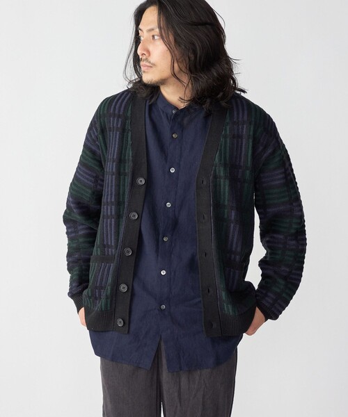 SHIPS（シップス） カーディガン *SHIPS:「手洗い可能」ジャカード 
