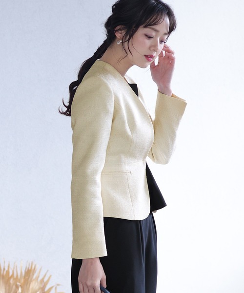 PourVous（プールヴー） スラックス パンツ セレモニースーツノー