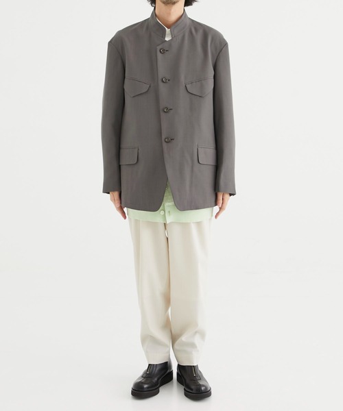 UJOH ジャケット ノーカラージャケット 「UJOH HOMME