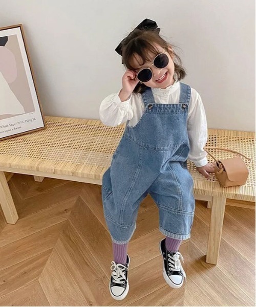 サロペット オーバーオール 「 Bambin / ボンバン 」 ワイドシルエット