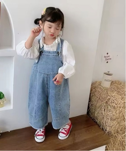 サロペット オーバーオール 「 Bambin / ボンバン 」 ワイドシルエット