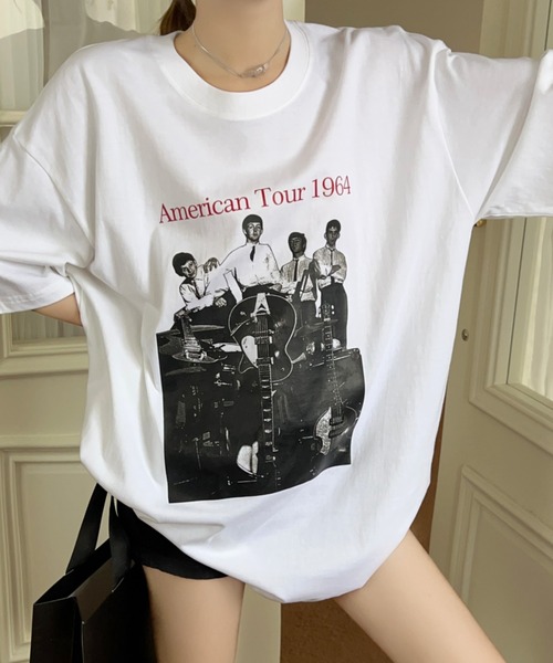 CDG Y's 美品ビッグサイズ　レディースTシャツ ワシントンビッグサイズTシャツ | レディースファッション通販