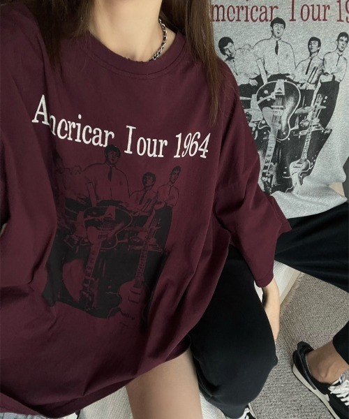 ★関税込★AMI★オーバーシルエットロゴTシャツ★ Achic tシャツ オーバーサイズロゴTシャツ レディース