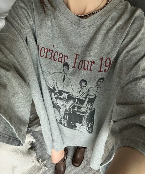 ★関税込★AMI★オーバーシルエットロゴTシャツ★ Achic tシャツ オーバーサイズロゴTシャツ レディース