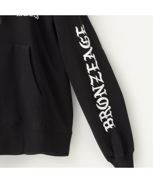 パーカー BRONZE AGE ブロンズエイジ ハンドロゴビッグプルパーカー