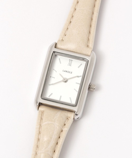LAKOLE（ラコレ） 腕時計 スクエア細ベルトウォッチ / 978933