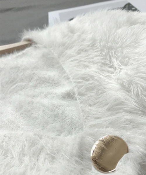 miniministore カーディガン ファーコート フェイクファー