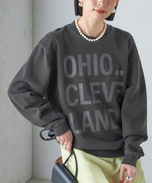 SHIPS for women / シップスウィメン 【SHIPS別注】Odub:〈手洗い可能〉メタリック ロゴ スウェット 24SS ◇ Odub トレーナー スウェット 「SHIPS別注」Odub:「手洗い可能