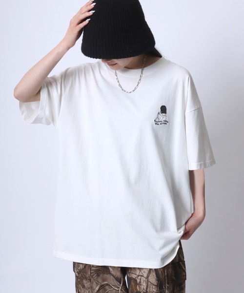 SITRY tシャツ Girl Embroidery T-shirt/別注 オーバーサイズ