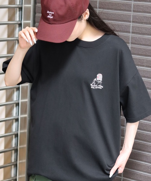 SITRY tシャツ Girl Embroidery T-shirt/別注 オーバーサイズ