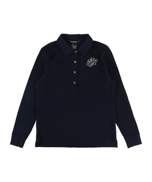 ポロシャツ ポロ WOMENS 3LAYERED COTTON WARM 長袖ポロシャツ レディース