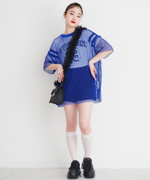 Narcissus tシャツ 「Narcissus」メッシュTシャツ レディース