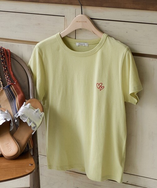 FREAK'S STORE（フリークスストア） tシャツ ダブルハート ワン