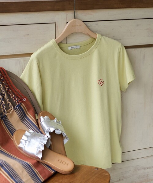 FREAK'S STORE（フリークスストア） tシャツ ダブルハート ワン