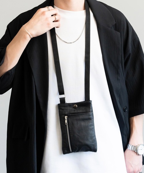★ROYショルダーバッグ★ Rocky Monroe ショルダーバッグ 縦型本革ミニショルダーバッグ