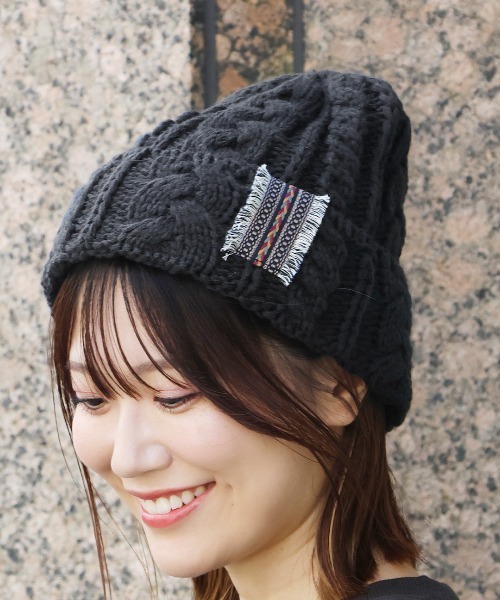 チチカカ（TITICACA） ニット帽 ニットキャップ レディース ケーブル