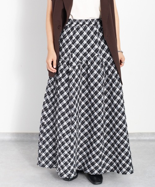 sakittyo様確認用 cepo スカート チェックバイアススカート : ZOZOTOWN Yahoo!店