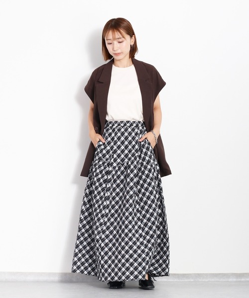 cepo スカート チェックバイアススカート : ZOZOTOWN Yahoo!店