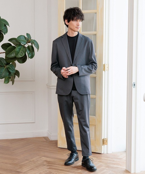 GLOBAL WORK ジャケット テーラードジャケット スマらく