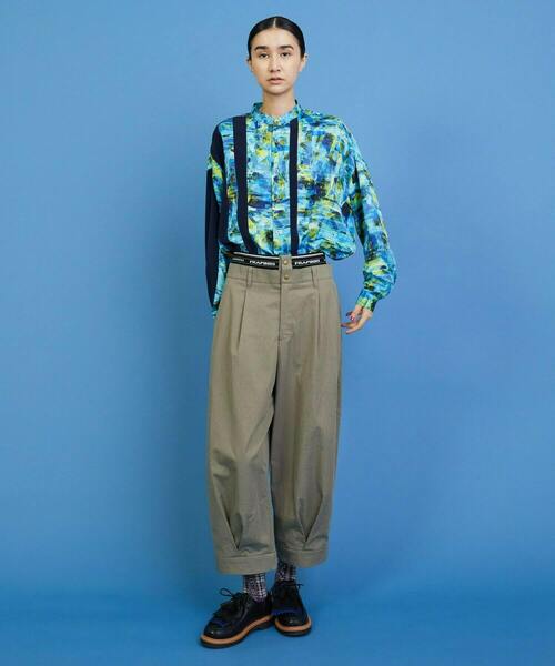 FRAPBOIS ブラウス シャツ マジックカラー レディース メンズ